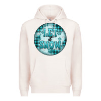 Pale Pink let it snow Premium Hoodie - FaDigitalArtStudio