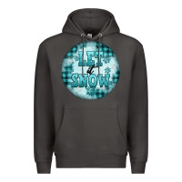 Smoke let it snow Premium Hoodie - FaDigitalArtStudio
