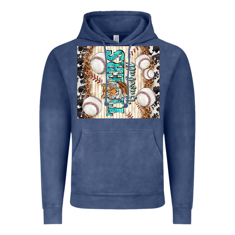 Tigers Baseball With Tiger Vintage Hoodie by TumblerDesignByShophia | Teevron