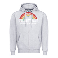 Heather Grey I'll Just Have The Chicken Tenders Zipper Hoodie - lanVoArt