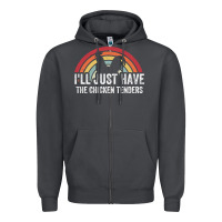 Smoke I'll Just Have The Chicken Tenders Zipper Hoodie - lanVoArt