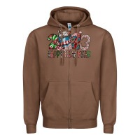 Chestnut 2023 Happy New Year Zipper Hoodie - CowhideDigitalArt