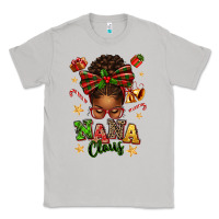 Moon Dust Nana Claus Afro Messy Bun Classic Tee - texasbilliewilder