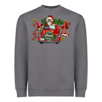 Storm merry christmas truck gnomies Heavyweight Sweatshirt - FaDigitalArtStudio