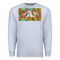 Heather Grey Goat Family Fall Pumpkins Premium Sweatshirt - Artiststas