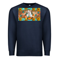 Navy Goat Family Fall Pumpkins Premium Sweatshirt - Artiststas