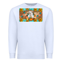 White Goat Family Fall Pumpkins Premium Sweatshirt - Artiststas