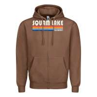 Chestnut Vintage 70S 80S Style Squam Lake Nh Zipper Hoodie - lanVoArt
