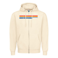 Sandshell Vintage 70S 80S Style Squam Lake Nh Zipper Hoodie - lanVoArt