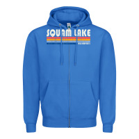 True Royal Vintage 70S 80S Style Squam Lake Nh Zipper Hoodie - lanVoArt