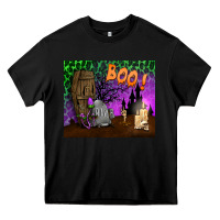 Black boo mousepad Heavy Core Tee - BundleAndBundleShop