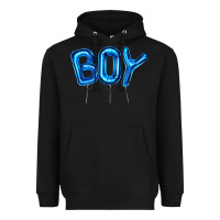 Black Balloon Boy Heavyweight Hoodie - Artiststas