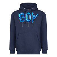 Navy Balloon Boy Heavyweight Hoodie - Artiststas