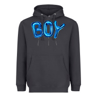 Smoke Balloon Boy Heavyweight Hoodie - Artiststas