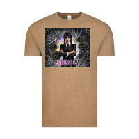 Vintage Coffee gothic girl with black rose Vintage Tee - TumblerDesignByShophia