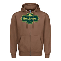 Chestnut Hot Springs National Park Arkansas Nature Bear Hike Outdoors Zipper Hoodie - lanVoArt