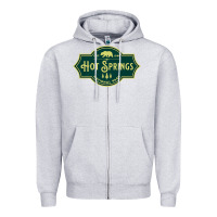 Heather Grey Hot Springs National Park Arkansas Nature Bear Hike Outdoors Zipper Hoodie - lanVoArt