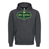 Smoke Hot Springs National Park Arkansas Nature Bear Hike Outdoors Zipper Hoodie - lanVoArt