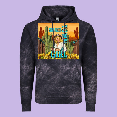 Small Town Girl Vintage Hoodie Designed By Tumblerdesignbyshophia