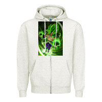 Oatmeal Heather legendary broly supersaiyajin poster travel Zipper Hoodie - lanVoArt