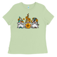 Matcha western sunflowers gnomes Ladies Tee - Jasminsmagicworld