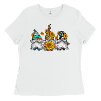 White western sunflowers gnomes Ladies Tee - Jasminsmagicworld