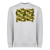 Heather Grey camouflage background Heavyweight Sweatshirt - BundleAndBundleShop
