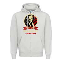 Dove Grey dennycranedennycranethepresidentlocknload   music Zipper Hoodie - lanVoArt