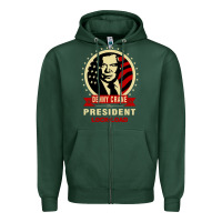 Sports Green dennycranedennycranethepresidentlocknload   music Zipper Hoodie - lanVoArt