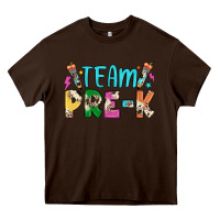 Chocolate Brown team pre k Heavy Core Tee - JahusDesignShop