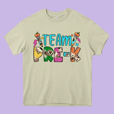 Team Pre K Heavy Core Tee Designed By Jahusdesignshop