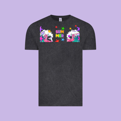 Summer Vintage Tee Designed By Tumblerdesignbyshophia