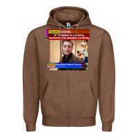 Chestnut daniel larson monitoring the situation   vintage Zipper Hoodie - lanVoArt