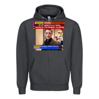 Smoke daniel larson monitoring the situation   vintage Zipper Hoodie - lanVoArt
