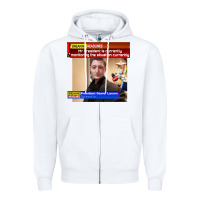 White daniel larson monitoring the situation   vintage Zipper Hoodie - lanVoArt