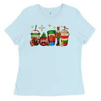 Baby Blue nutcracker coffee Ladies Tee - Jasminsmagicworld