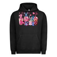 Pigment Black breast cancer stitch coffee cups Urban Hoodie - AdoDesignShop