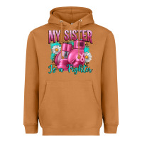 Meerkat Breast Cancer My Sister Is A Fighter Heavyweight Hoodie - Artiststas