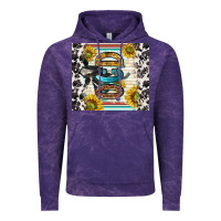 Cloud Purple ocd with cow Vintage Hoodie - TumblerDesignByShophia