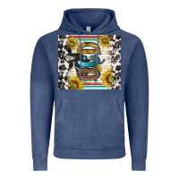 Vintage Denim ocd with cow Vintage Hoodie - TumblerDesignByShophia