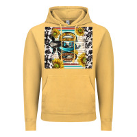 Vintage Mustard ocd with cow Vintage Hoodie - TumblerDesignByShophia