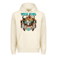 Tofu Wild Soul Bull Skull Premium Hoodie - FaDigitalArtStudio