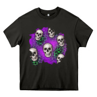Asphalt halloween patch 2 Heavy Core Tee - BundleAndBundleShop