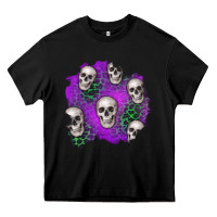 Black halloween patch 2 Heavy Core Tee - BundleAndBundleShop