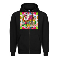 Black summer time Zipper Hoodie - CowhideDigitalArt