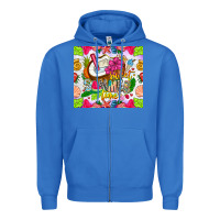 True Royal summer time Zipper Hoodie - CowhideDigitalArt