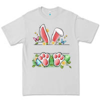 Dove Grey easter bunny name frame Premium Tee - Artiststas
