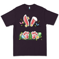 Plum easter bunny name frame Premium Tee - Artiststas