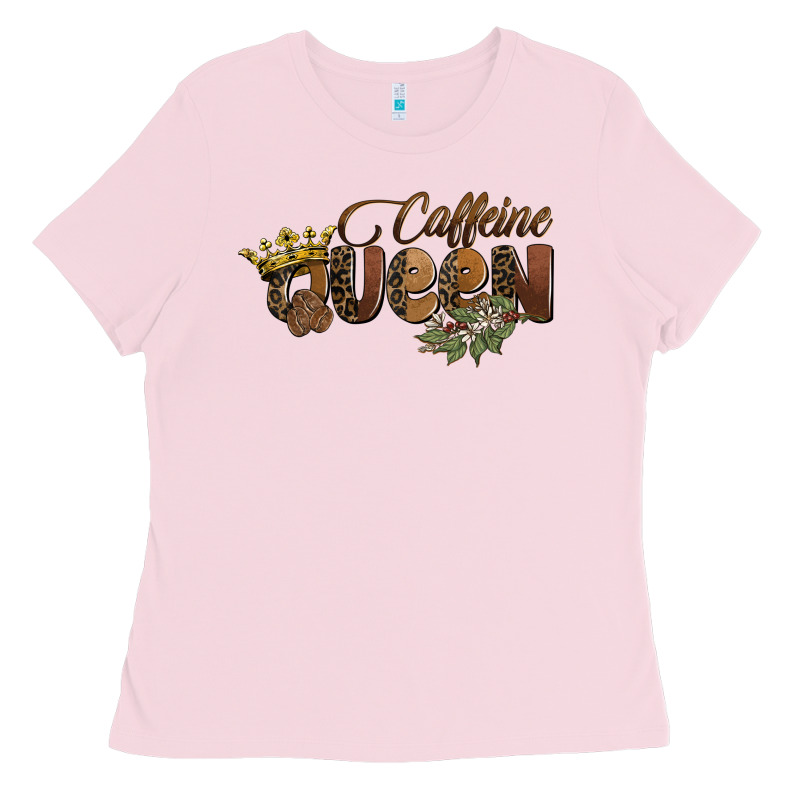 Caffeine Queen Ladies Tee by BarkalooDesign | Teevron