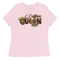 Bubblegum Pink caffeine queen Ladies Tee - BarkalooDesign